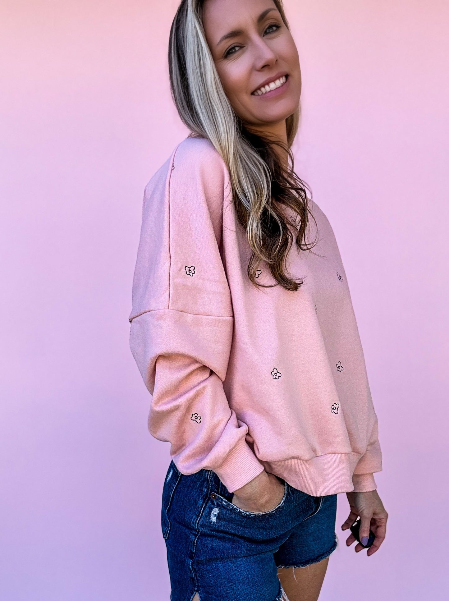 Peach Sweatshirt