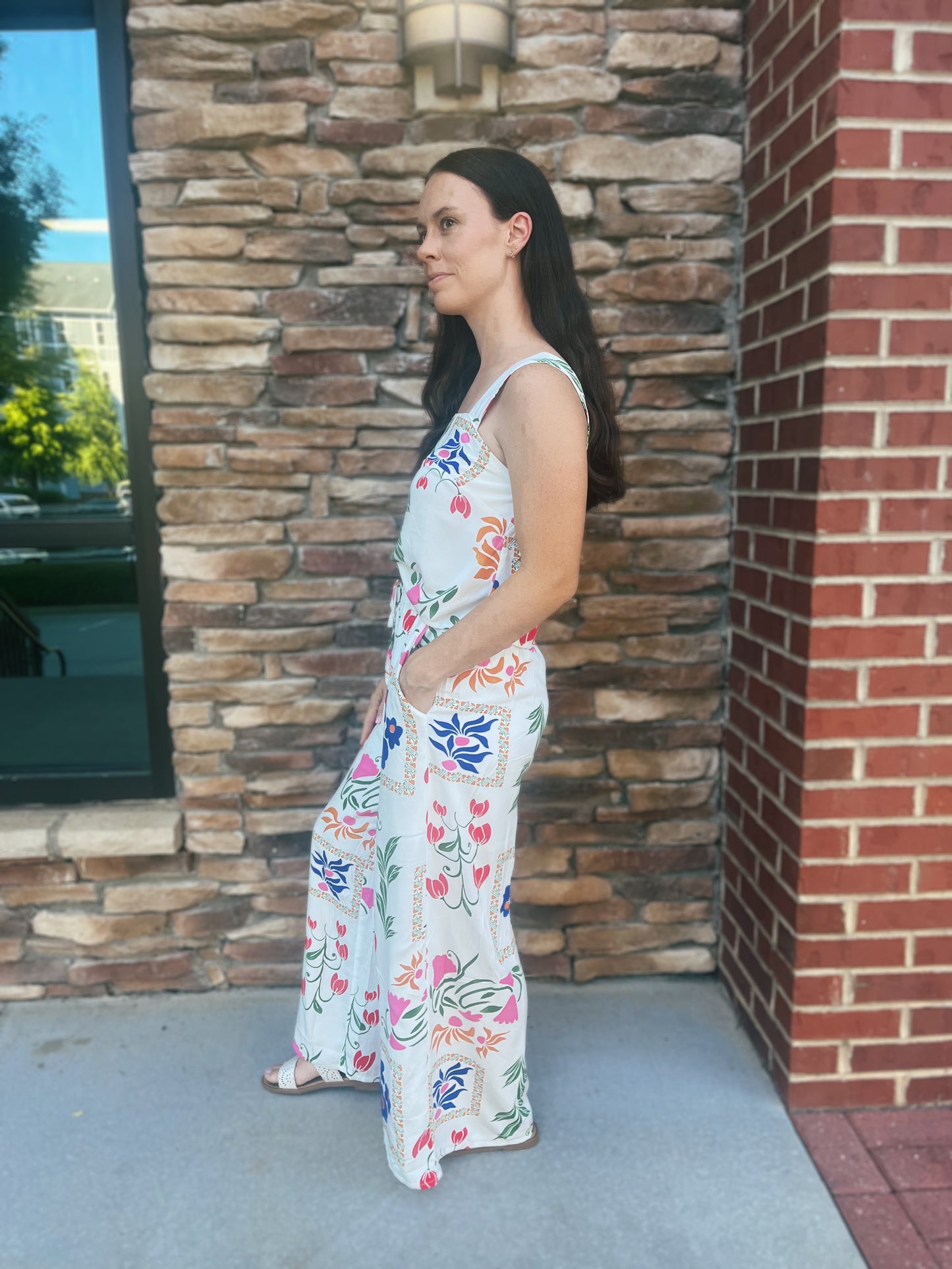 Tank and Wide Leg Floral Set