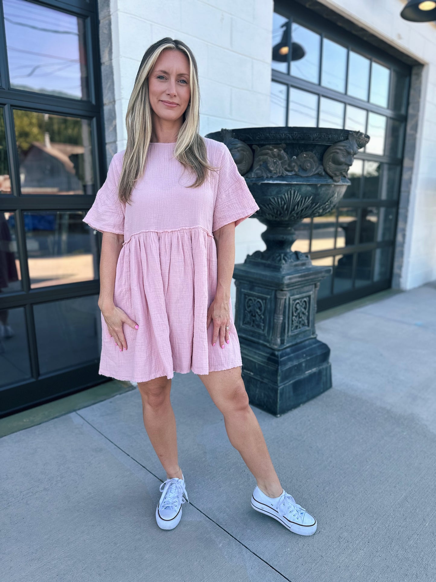 Pink Mini Dress