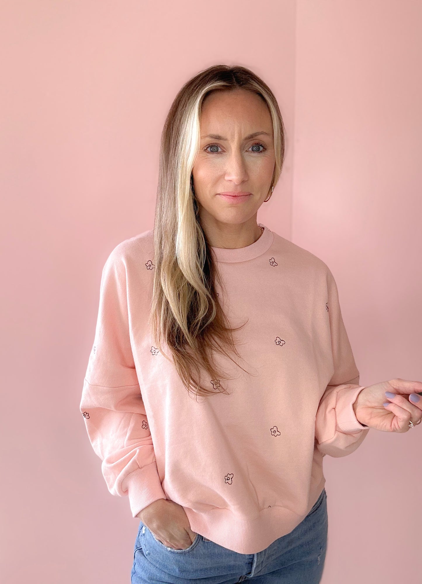 Peach Sweatshirt
