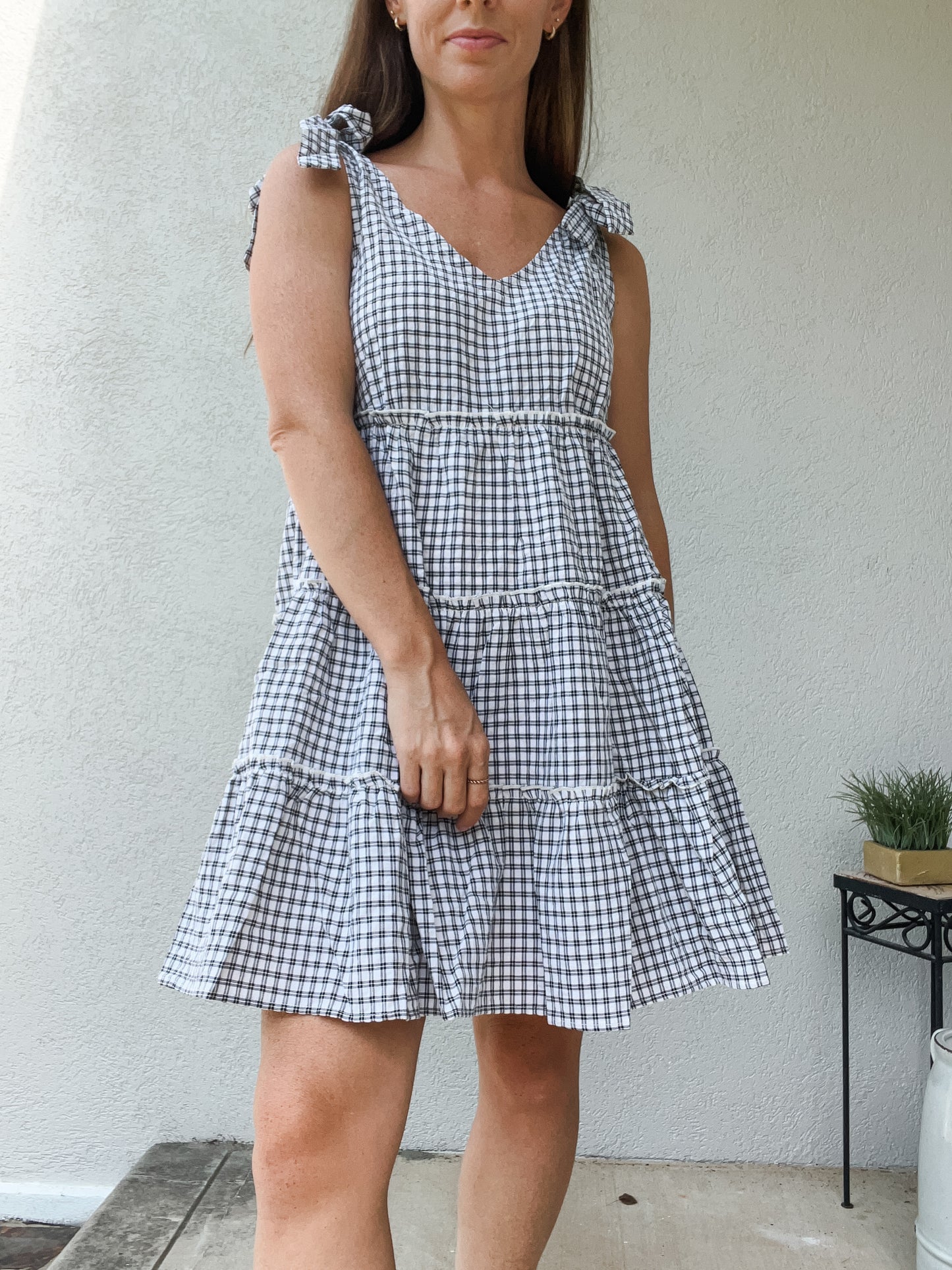 Plaid Mini Dress