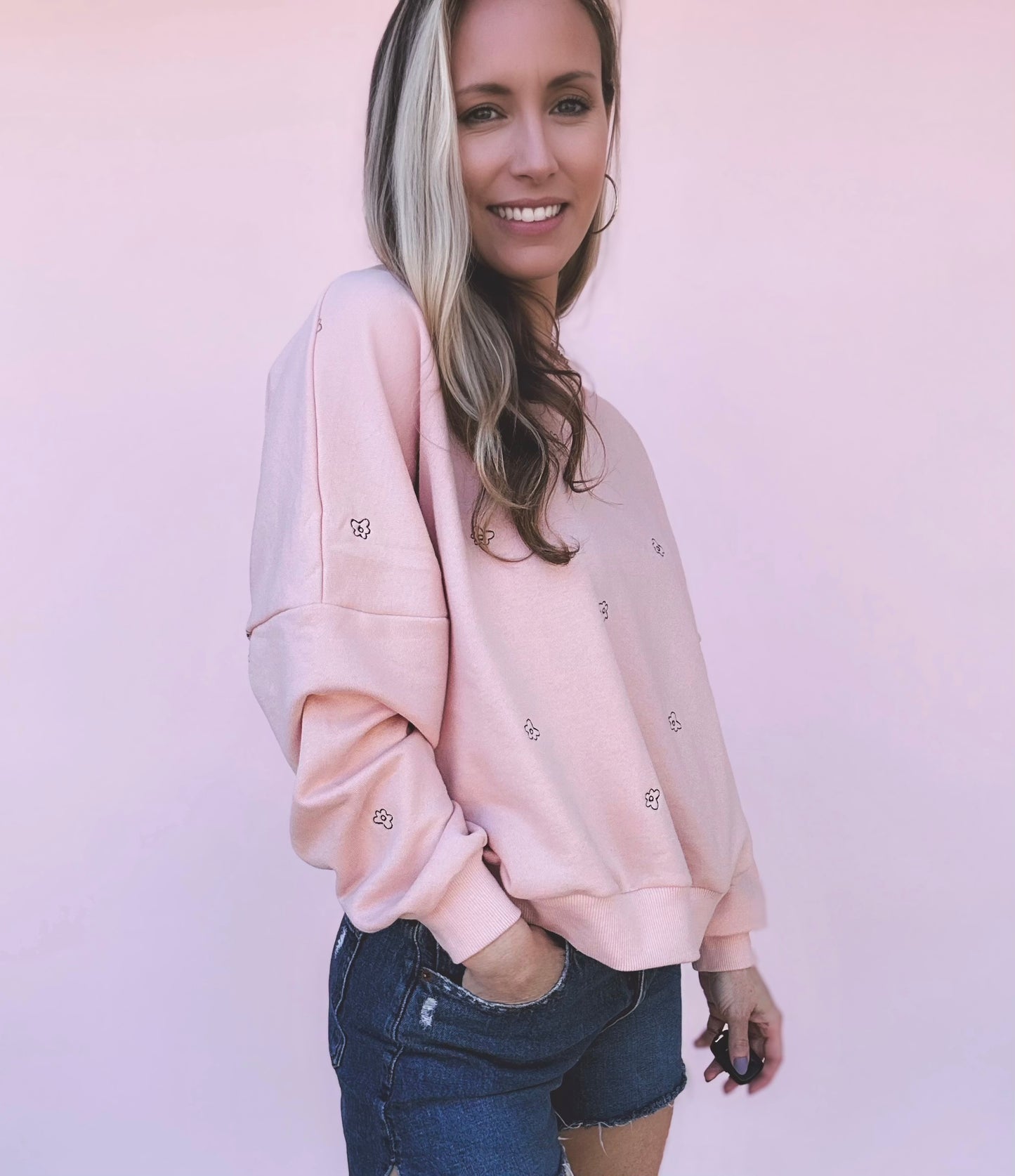 Peach Sweatshirt