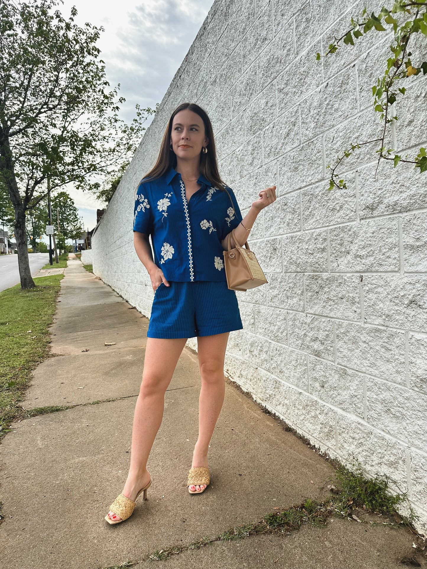Blue Embroidery Set