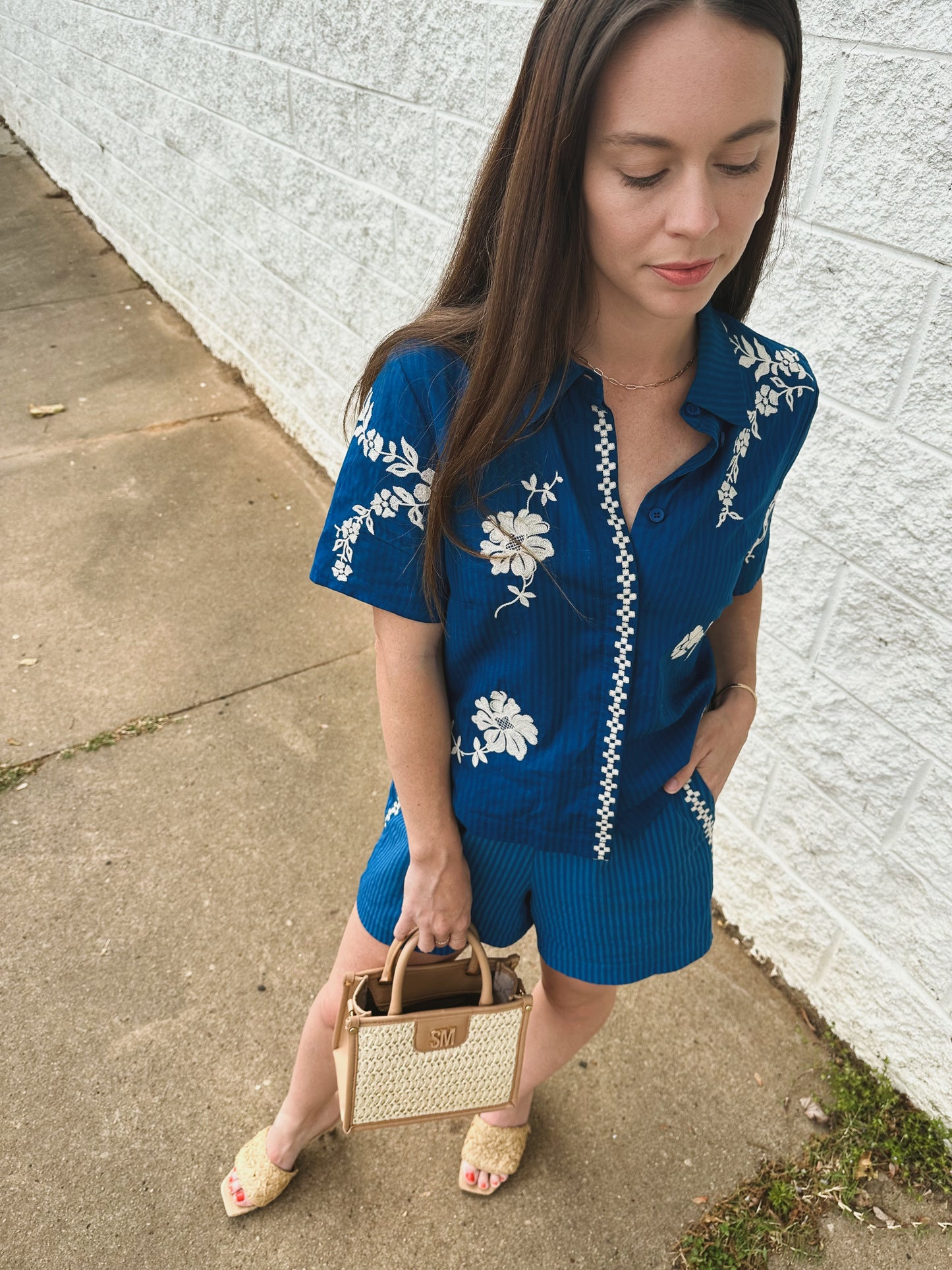 Blue Embroidery Set