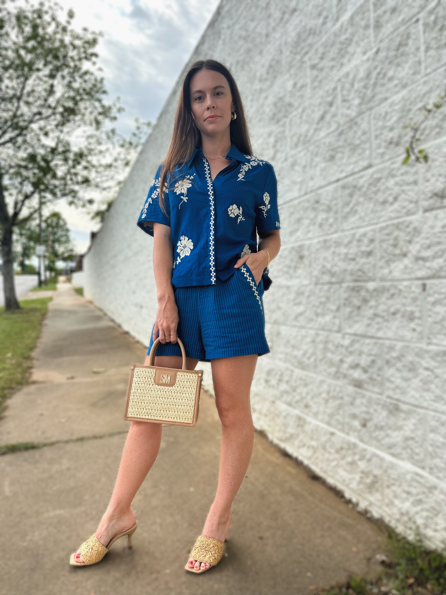 Blue Embroidery Set