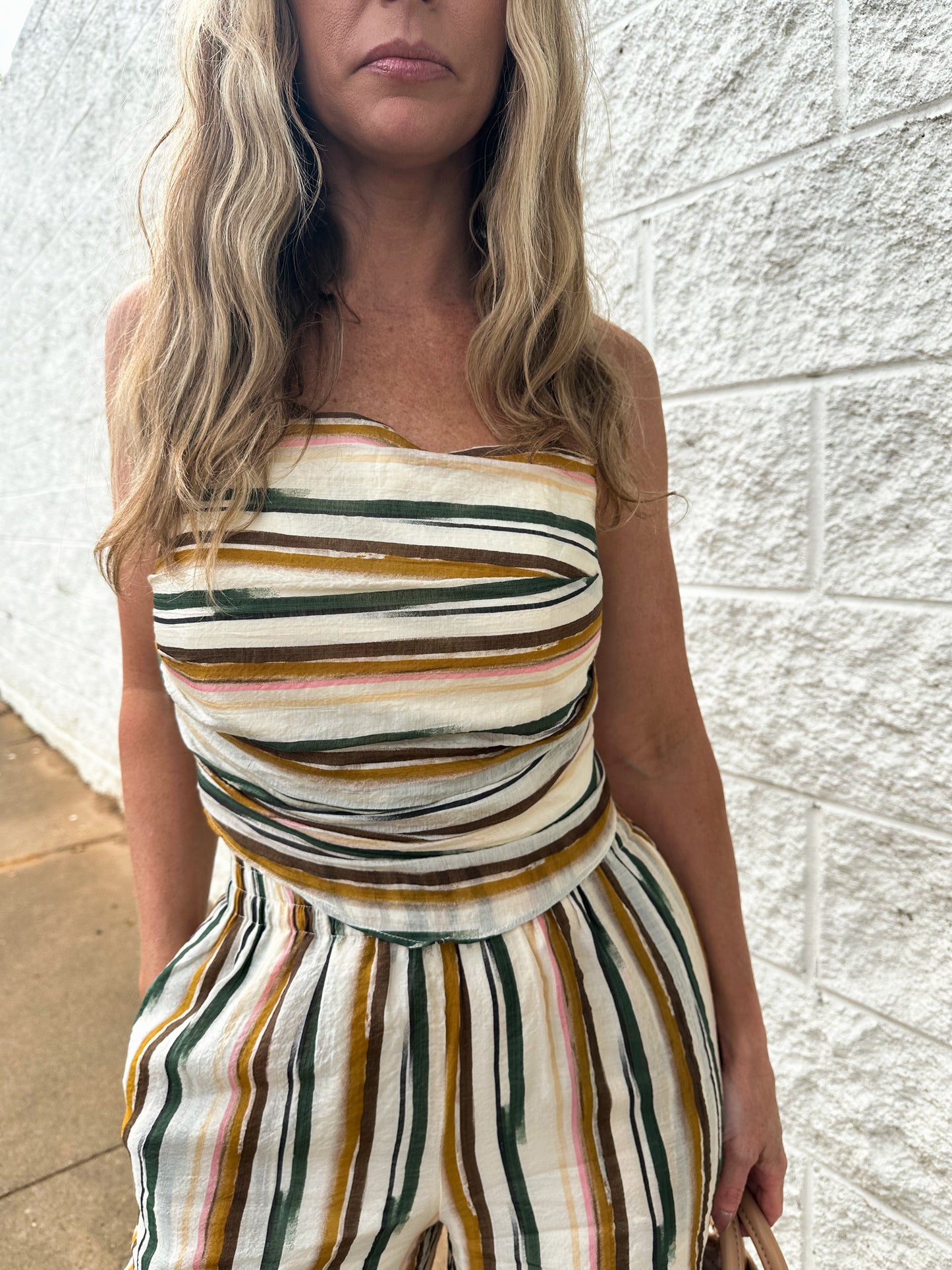 Multi-stripe top