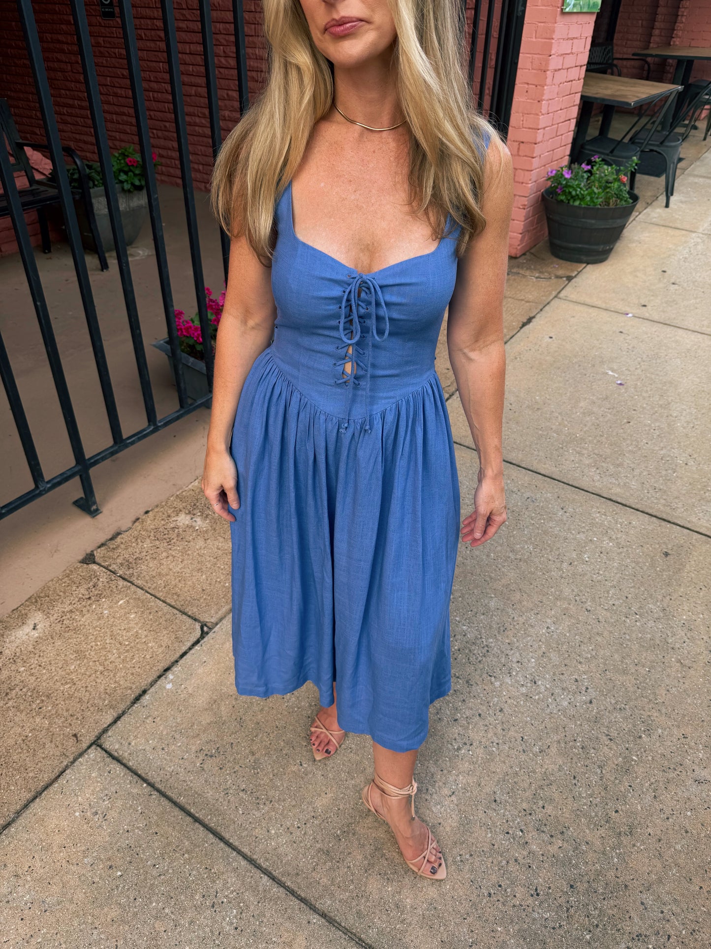 Corset Midi Dress