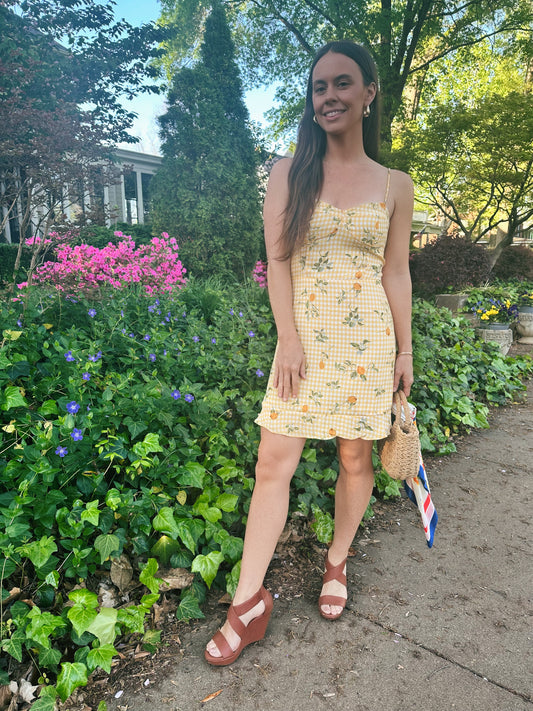 Lemon Mini Dress