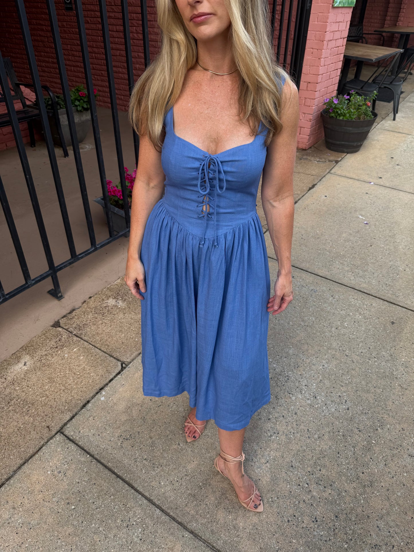 Corset Midi Dress